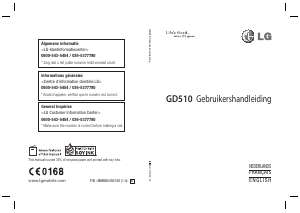Bruksanvisning LG GD510 Mobiltelefon