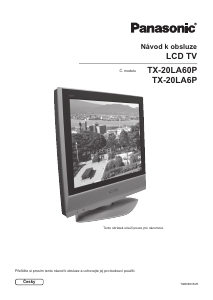 Manuál Panasonic TX-20LA60P LCD televize
