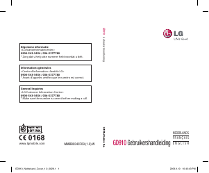 Mode d’emploi LG GD910 Téléphone portable