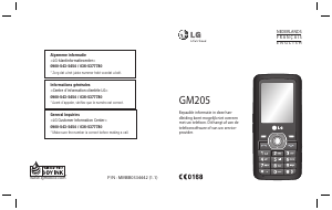 Manual LG GM205 Mobile Phone