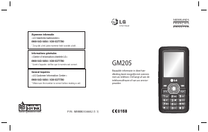 Bruksanvisning LG GM205 Mobiltelefon