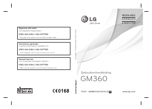 Manual LG GM360 Mobile Phone