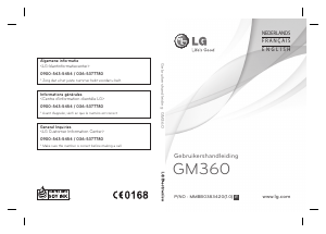 Bruksanvisning LG GM360 Mobiltelefon