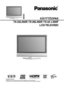 Käyttöohje Panasonic TX-23LX60F Nestekidetelevisio