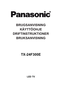 Käyttöohje Panasonic TX-24F300E Nestekidetelevisio