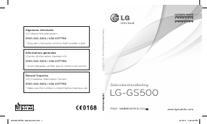 Manual LG GS500 Mobile Phone