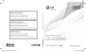 Bruksanvisning LG GS500 Mobiltelefon