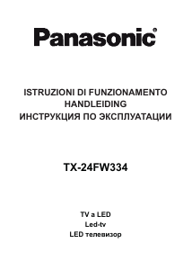 Manuale Panasonic TX-24FW334 LCD televisore