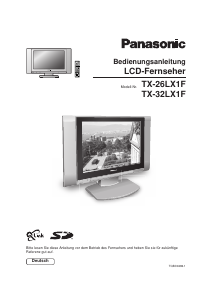 Bedienungsanleitung Panasonic TX-26LX1F LCD fernseher