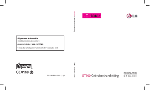 Bruksanvisning LG GT500N Mobiltelefon