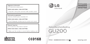 Manual LG GU200 Mobile Phone