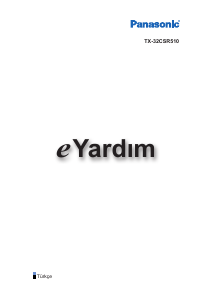 Kullanım kılavuzu Panasonic TX-32CSR510 LCD televizyon