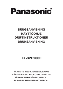 Bruksanvisning Panasonic TX-32E200E LCD-TV