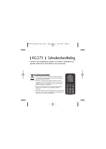 Manual LG KG275 Mobile Phone