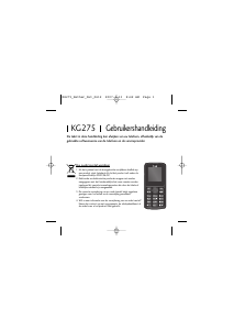 Bruksanvisning LG KG275 Mobiltelefon