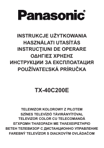 Návod Panasonic TX-40C200E LCD televízor