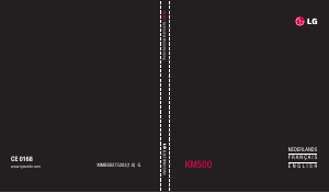 Bruksanvisning LG KM500 Mobiltelefon