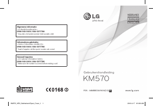 Handleiding LG KM570 Mobiele telefoon