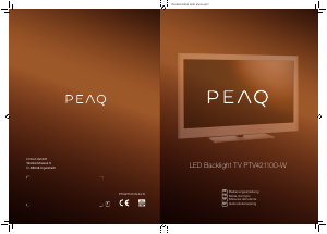 Handleiding PEAQ PTV421100-W LED televisie