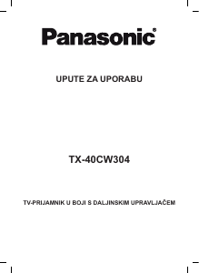 Priručnik Panasonic TX-40CW304 LCD televizor