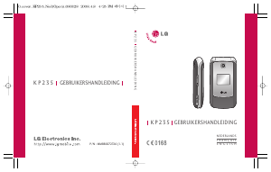 Handleiding LG KP235 Mobiele telefoon