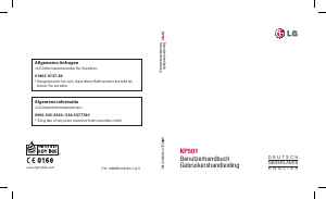 Bruksanvisning LG KP501 Mobiltelefon