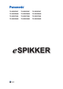 Kasutusjuhend Panasonic TX-40DXN688 LCD-teler