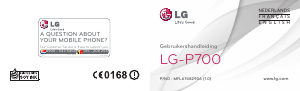 Handleiding LG P700 Mobiele telefoon