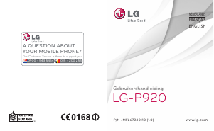 Handleiding LG P920 Mobiele telefoon