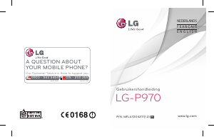 Mode d’emploi LG P970 Téléphone portable