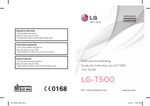 Mode d’emploi LG T500 Téléphone portable