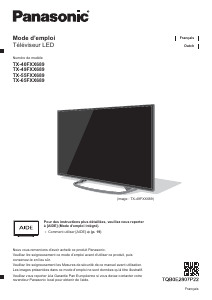 Mode d’emploi Panasonic TX-40FXX689 Téléviseur LCD