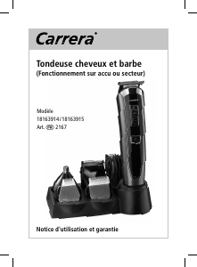 Mode d’emploi Carrera 18163915 Tondeuse à barbe