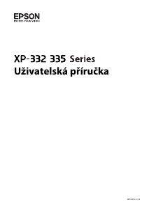 Manuál Epson Expression Home XP-332 Multifunkční tiskárna