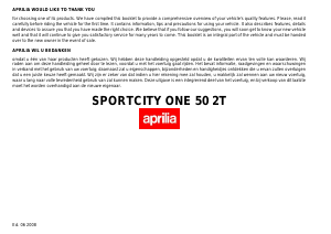 Handleiding Aprilia Sportcity One 50 2T Scooter