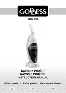 Návod Goddess HCL 936 Ručný vysávač