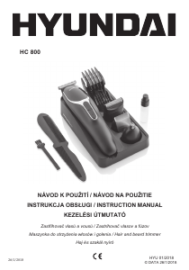 Használati útmutató Hyundai HC 800 Hajnyíró