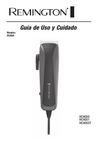 Manual Remington HC4055T Hair Clipper