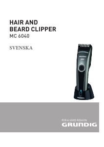 Bruksanvisning Grundig MC 6040 Skäggtrimmer