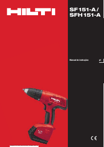 Manual Hilti SFH151-A Berbequim