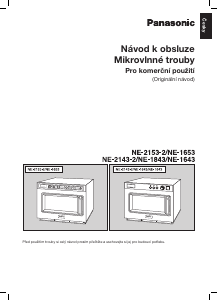 Manuál Panasonic NE-1653 Mikrovlnná trouba