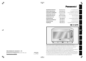 Bruksanvisning Panasonic NE-C1475 Mikrovågsugn