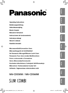 Manuál Panasonic NN-CD550W Mikrovlnná trouba