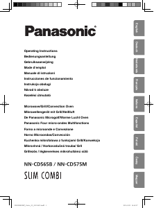 Manuál Panasonic NN-CD565B Mikrovlnná trouba