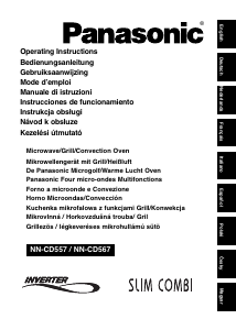Használati útmutató Panasonic NN-CD567MEPG Mikrohullámú sütő