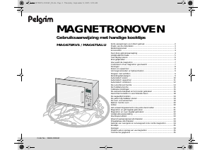 Handleiding Pelgrim MAG675RVS Magnetron