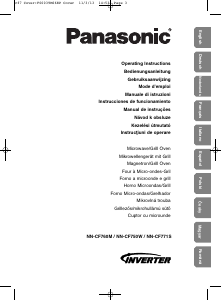 Mode d’emploi Panasonic NN-CF750W Micro-onde