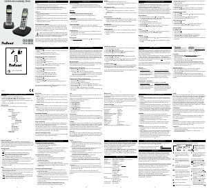 Handleiding Profoon PDX-6800 Draadloze telefoon
