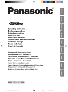 Manual de uso Panasonic NN-CT579S Microondas