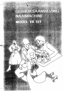 Handleiding Brother VX-511 Naaimachine